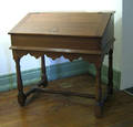 Pennsylvania walnut desk on frame ca 1775