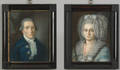 Pair of English or French pastel portraits late 18th c