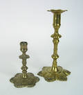 English Paktong candlestick ca 1765