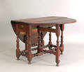 Delaware Valley William  Mary walnut gateleg table ca 1745