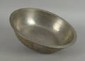 Philadelphia Love pewter basin late 18th c