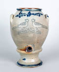 Massachusetts stoneware water cooler 19th c