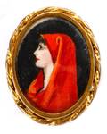 Miniature Portrait After Henners St Fabiola