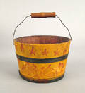 Miniature painted bucket 19th c