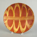 Southeastern Pennsylvania redware charger 19th c