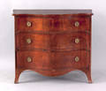 George III mahogany serpentine front chest of drawers ca 1780