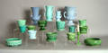 Eighteen pcs of art pottery