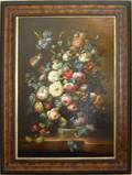 113079 CALZOLARI OIL FLORAL STILL LIFE 385x27