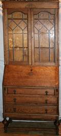 120097 AMERICAN OAK SECRETARY C1900 H80 W34 D17