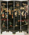 101088 JAPANESE IVORY JADE  CARNELIAN SCREEN H72