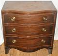 121093 BAKER MAHOGANY SMALL CHESTS OF DRAWERS H32