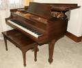 101115 STEINWAY MODEL M MAHOGANY GRAND PIANO 281316