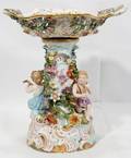 101166 MEISSEN PORCELAIN FIGURAL COMPOTE