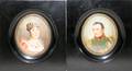 101132 FRENCH MINI IVORY PORTRAIT JOSEPHINENAPOLEON