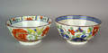 Two Gaudy Dutch waste bowls