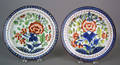Two Gaudy Dutch plates 19th c