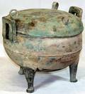 112097 ANCIENT CHINESE BRONZE COOKING VESSEL WLID