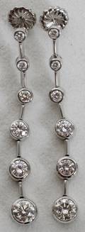 112078 JOURNEY COLLECTION 2CT DIAMOND DROP EARRINGS