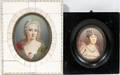 111198 IVORY PORTRAIT MINIATURES SIGNED 20TH C