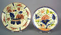 Gaudy Dutch plate 19th c