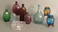 Group of glass flasks