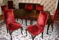 120088 QUEEN ANNE MAHOGANY DINING ROOM SET 11 PCS