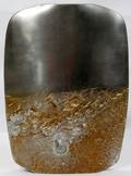 111226 HELGI JOENSEN SCULPTURAL PEWTER VASE 1982