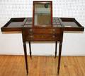 110115 SHERATON STYLE MAHOGANY DRESSING TABLEDESK