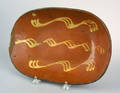 Redware loaf dish 19th c