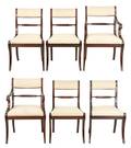 Set of 6 John Widdicomb Regency Dining Chairs