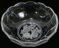 121218 VAL ST LAMBERT CRYSTAL BOWL H38 DIA10
