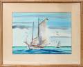 111303 JOHN WARD WATERCOLOR 1949 17x24