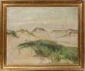 102087 ROBERT D HUNTER OIL ON CANVAS SAND DUNES