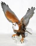 101253 HUTSCHENREUTHER K TUTTER PORCELAIN EAGLE