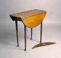 Diminutive Queen Anne maple drop leaf table