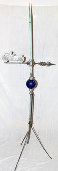 120147 AMERICAN AUTOMOBILE COPPERIRON WEATHERVANE
