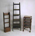 Mahogany etagere with tile top