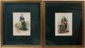 111306 FRAMED LITHOGRAPHS FORBES  HIGHLAND CLANS
