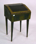 Painted schoolmasters desk