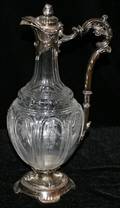 101306 CRYSTAL  SILVER EWER C1890 H12