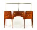 English Georgian Mahogany Sideboard with Gallery
