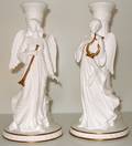 113127 LENOX ANGEL CANDLEHOLDERS PAIR H10 W3