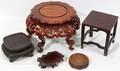 110251 ORIENTAL TEAK ROSEWOOD DISPLAY STANDS
