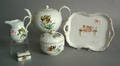 Three pc Meissen tea service