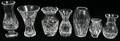 121355 WATERFORD CRYSTAL VASES  ONE OTHER SEVEN