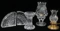 121353 WATERFORD CRYSTAL CANDLE HOLDERS WGLOBES