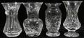121352 WATERFORD CRYSTAL VASES FOUR H66 3