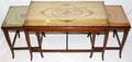 120258 WIDDICOMB NEST OF TABLES C1950 H1918 L30