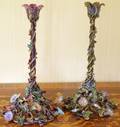 113154 JAY STRONGWATER ENGLISH GARDEN CANDLESTICKS