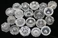 111401 ANTIQUE GLASS OPEN SALTS TWENTY